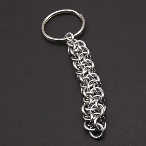 Vipera Berus 16 gauge Handmade Chainmaille Keychain