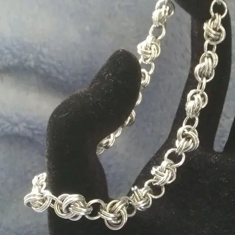 Fourever Chain 20 gauge Handmade Chainmaille Bracelet