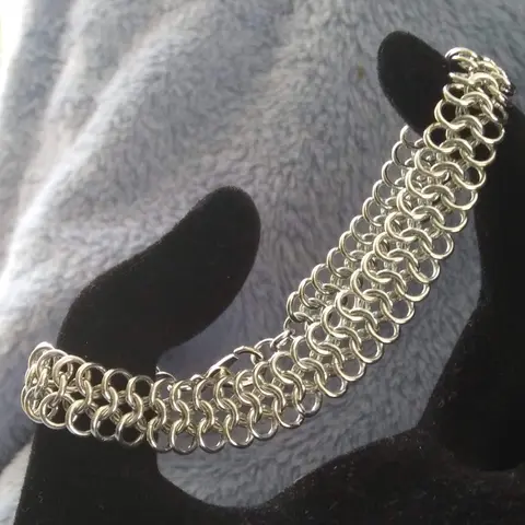 European 4in1 20 gauge Handmade Chainmaille Bracelet