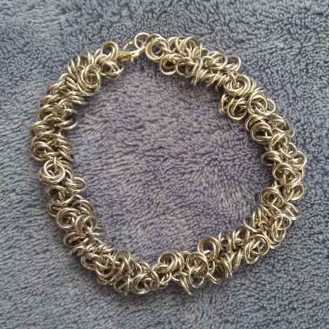 Mobius Shaggy Loops 20 gauge Handmade Chainmaille Bracelet