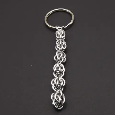 Sweetpea 16 gauge Handmade Chainmaille Keychain