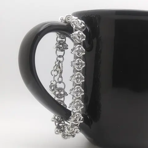 Celtic Visions 18 gauge Handmade Chainmaille Bracelet