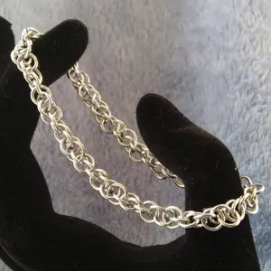 Spiral 4in1 20 gauge Handmade Chainmaille Bracelet