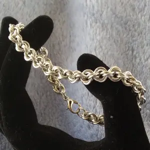 Mobius Chain 20 gauge Handmade Chainmaille Bracelet