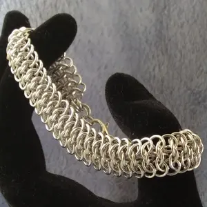 Crotalus 20 gauge Handmade Chainmaille Bracelet