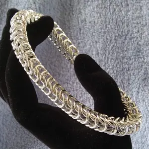 Box Chain 18 gauge Handmade Chainmaille Bracelet