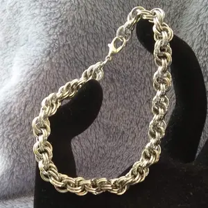 Double Spiral 20 gauge Handmade Chainmaille Bracelet