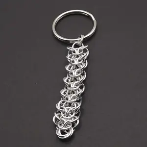 Elfweave Braid 18 gauge Handmade Chainmaille Keychain