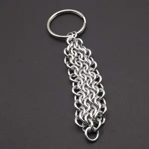 Oops 16 gauge Handmade Chainmaille Keychain