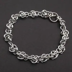 Cloud Cover 18 gauge Handmade Chainmaille Bracelet