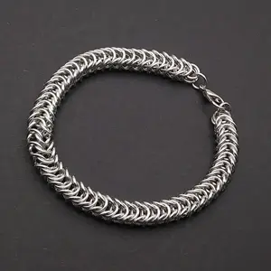 Box Chain 20 gauge Handmade Chainmaille Bracelet